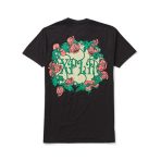 Skull Wreath Black T Shirt